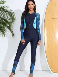 Maillots de bain une pièce pour femmes bleu marine foncé maillots de bain d'été pour la plage