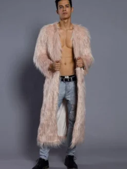 Manteau de qualité unicolore en polyester