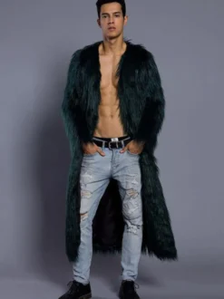 Manteau de qualité unicolore en polyester