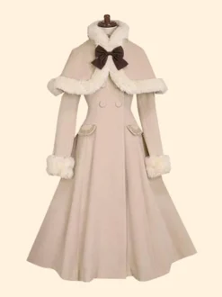 Manteau Sweet Lolita manteau manteau de manteau de papillon olive Olive synthétique Lolita Outwears Déguisements Halloween