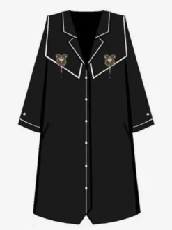 Manteaux Académiques Lolita Manteau Noir Veste