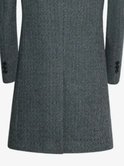 Manteaux Costume pour hommes Col rabattu Chic Gris Beau