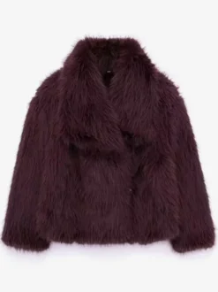 Manteaux en fausse fourrure Veste en fourrure écologique et confortable pour femme