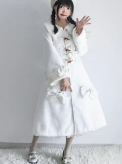 Manteaux Lolita de style ROCOCO Manteau bordeaux Nœuds Manteau Cape Polyester Automne Lolita Vêtements d'extérieur