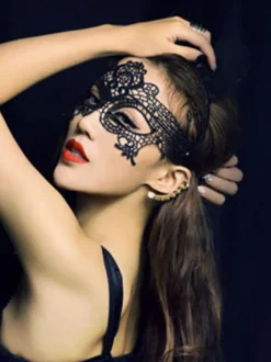 Masque Bandeau Des Yeux Sexy Noir Pour Femme