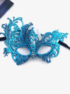 Masque Mascarade Masque Bandeau Pour Les Yeux Halloween Femme Dentelle Argent Fête