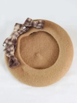Mignonne Lolita Chapeau Accessoire Plaid Polyester Lolita