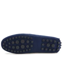 Mocassins belges pour hommes chaussures de conduite en daim à enfiler