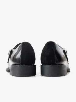 Mocassins à boucle en cuir de vache pour homme