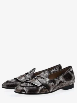 Mocassins Chaussures de Mariage Soirée Homme avec Bout Rond Unicolore