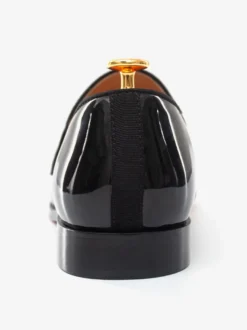 Mocassins Chaussures de Mariage Soirée hommes avec dessus en PU verni