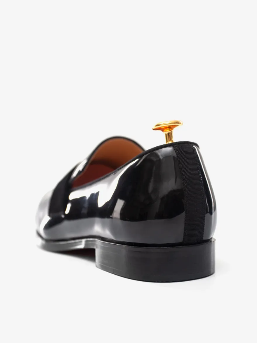 Mocassins Chaussures de Mariage Soirée hommes avec dessus en PU verni