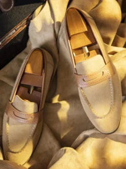 Mocassins en cuir pour hommes