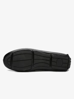 Mocassins à enfiler pour hommes chaussures de pont en similicuir à pointes légères antidérapantes et flexibles