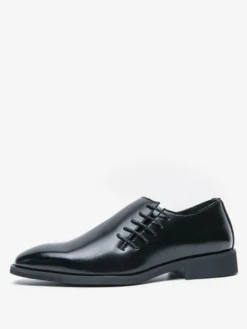Mocassins à enfiler pour hommes chaussures habillées pointues noires et marron style présidentiel décontracté pour le bureau