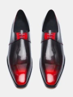 Mocassins à enfiler pour hommes chaussures de bal de fin d'année faites à la main chaussures de mariage