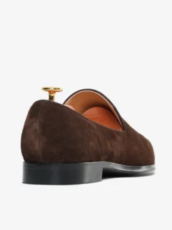 Mocassins Homme avec Bout Rond en Cuir Synthétique avec Franges Unicolore