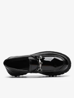 Mocassins à mors pour homme chaussures épaisses vernies antidérapantes