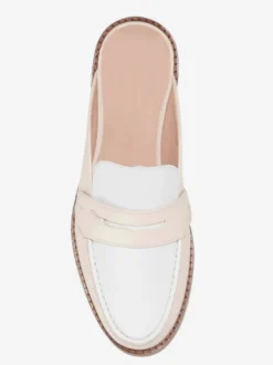 Mocassins Mules Femmes Chaussures Penny À Bout Rond Décontracté