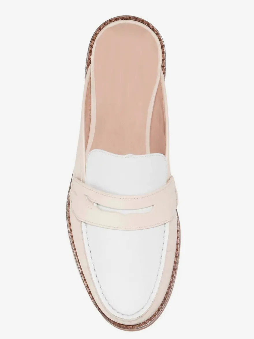 Mocassins Mules Femmes Chaussures Penny À Bout Rond Décontracté