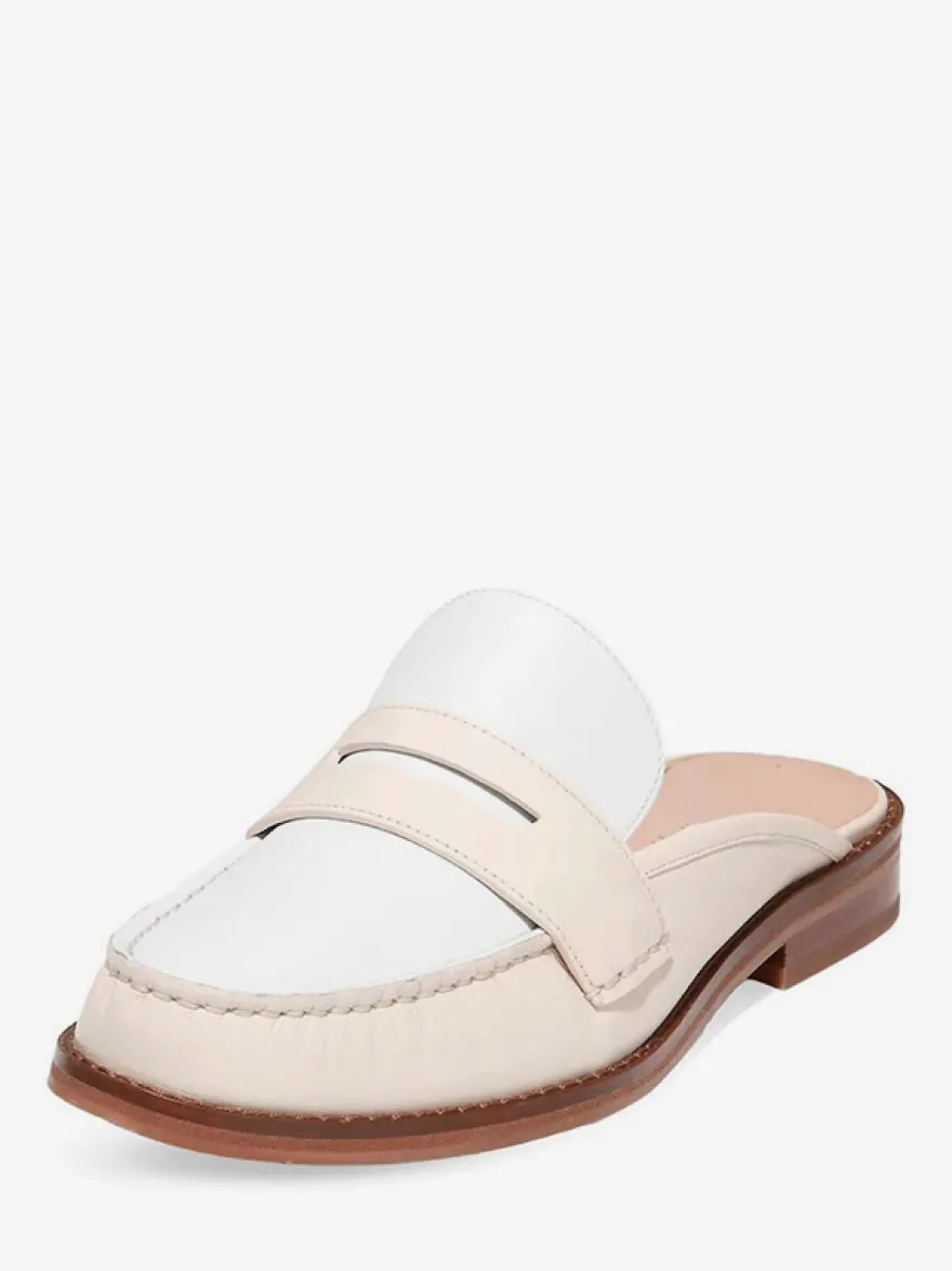 Mocassins Mules Femmes Chaussures Penny À Bout Rond Décontracté