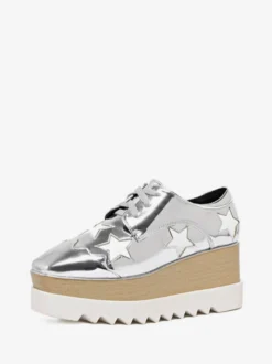 Mocassins Oxfords 2026 avec Plateforme à Cuir Synthétique Vernis Tricolores