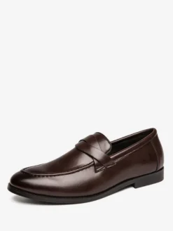 Mocassins Penny Loafer en cuir PU pour homme