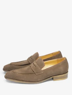 Mocassins Penny Loafer en cuir suédé pour homme
