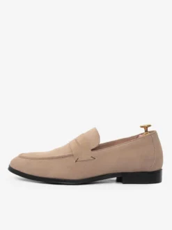 Mocassins pour hommes avec dessus en microsuède
