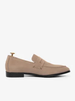 Mocassins pour hommes avec dessus en microsuède