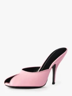 Mules à talons hauts pour femmes escarpins à bout ouvert et talon aiguille sans talon