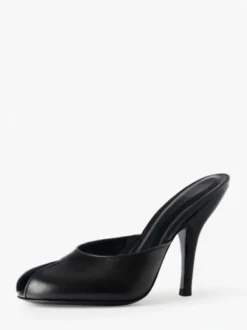 Mules à talons hauts pour femmes escarpins à bout ouvert et talon aiguille sans talon
