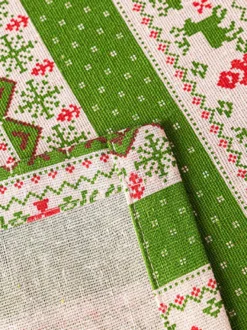 Nappe Costumes de vacances de Noël polyester de Noël rouge