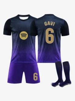 26/27 No.10 Lamine Yamal No.5 Cubarsí Barcelona Club Maillot extérieur 3 pièces Ensemble de maillots de football