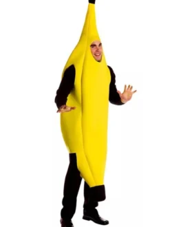 Nourriture Costume Banane Adultes Unisexe Drôle Fruits Costumes Déguisement Halloween