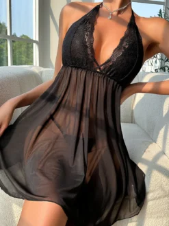 Nuisettes Chic Sleep noires