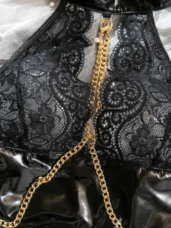 Nuisettes en dentelle noires gainantes et sexy pour femmes