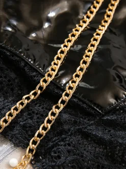 Nuisettes en dentelle noires gainantes et sexy pour femmes