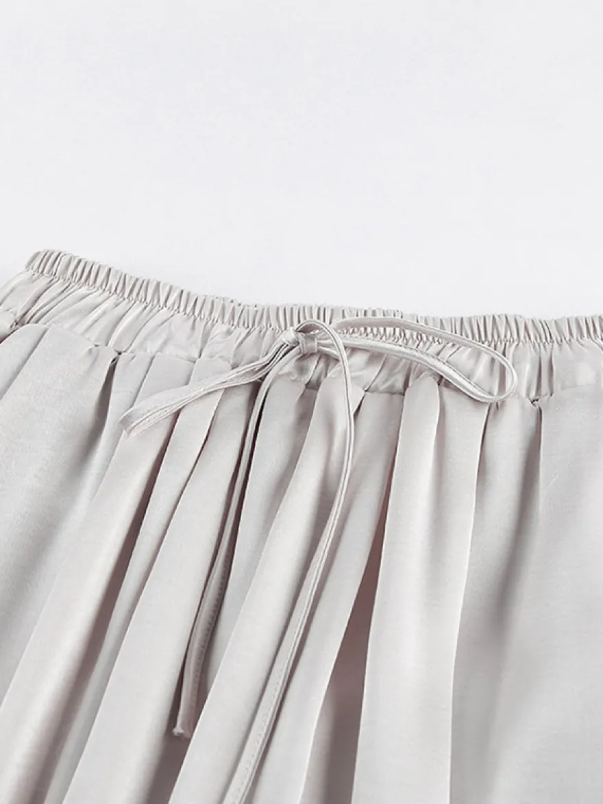 Pantalon abricot taille haute