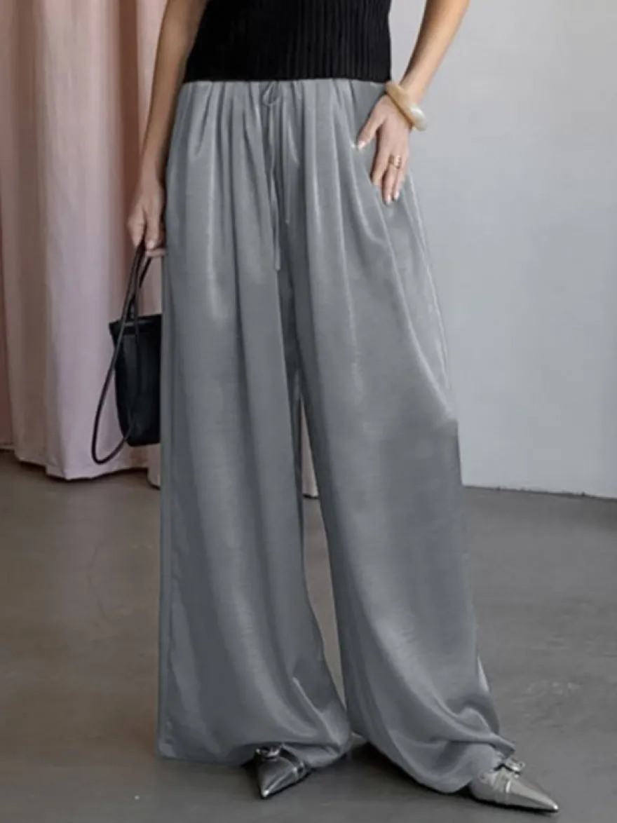 Pantalon abricot taille haute