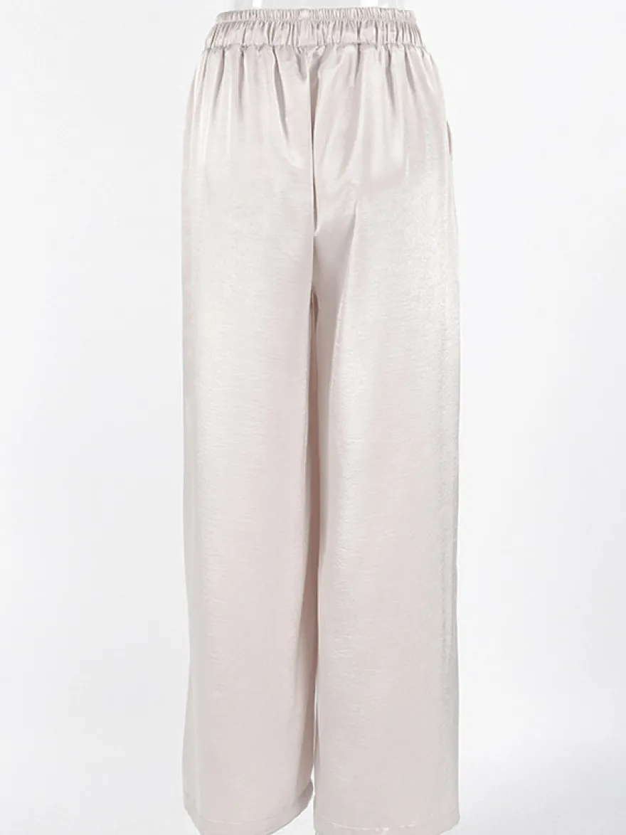 Pantalon abricot taille haute