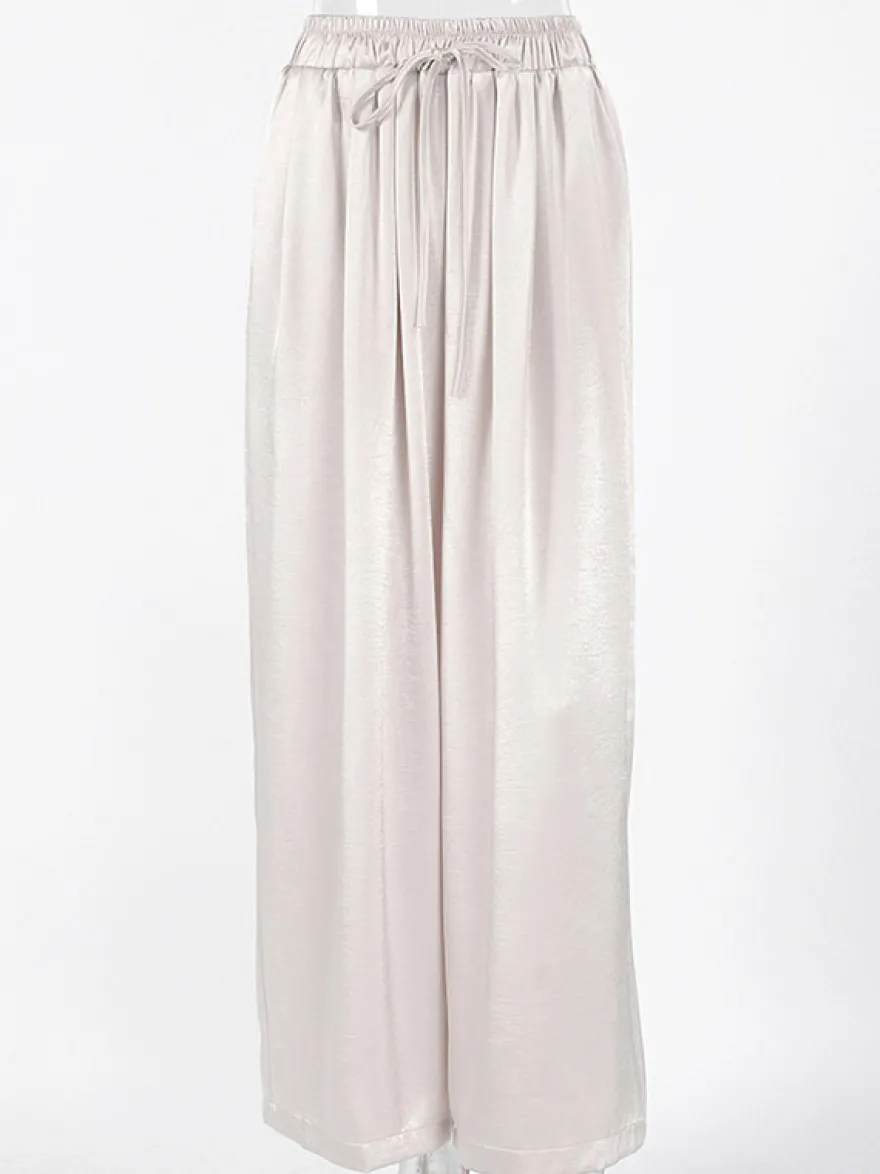 Pantalon abricot taille haute