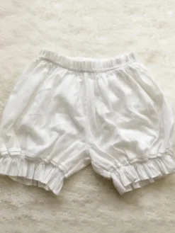 Pantalon lolita blanc lâche en jacquard Bloomers Sweet Lolita Déguisements Halloween