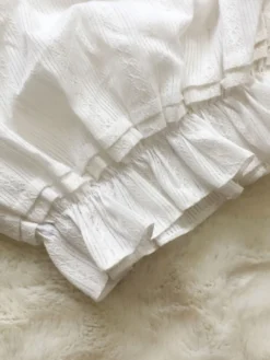 Pantalon lolita blanc lâche en jacquard Bloomers Sweet Lolita Déguisements Halloween