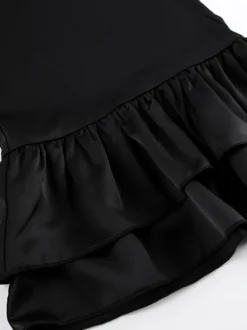 Pantalon noir taille haute
