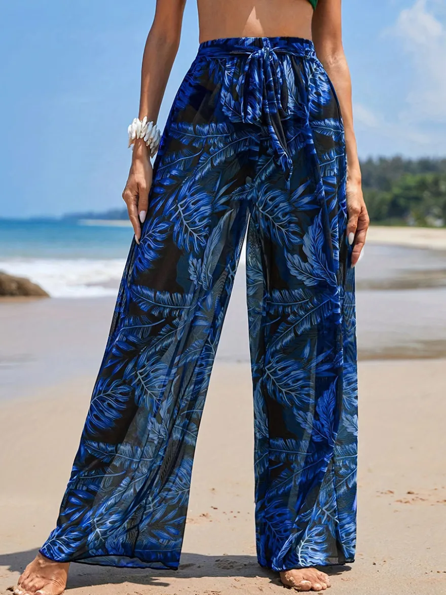 Pantalon orange rouge taille haute