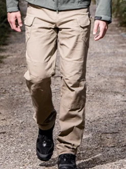 Pantalons pour hommes Pantalons longs kaki décontractés à taille naturelle irrégulière