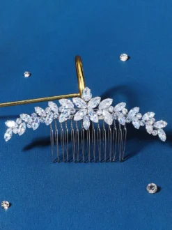 Peigne de mariage Accessoires de cheveux de mariée en métal
