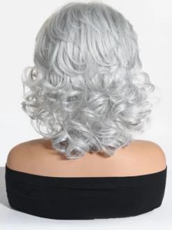 Perruque synthétique châtain clair courte pour femme