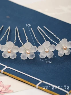 épingle à cheveux de mariage Accessoires de cheveux de perle en métal